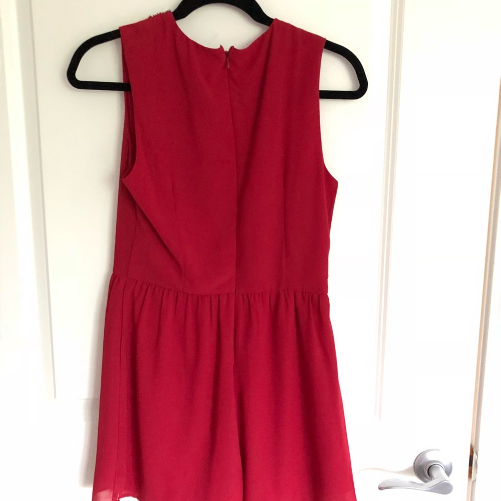Holiday/NYE Red Romper - Picture 4 of 4